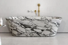 Taş lavabo ve küvet